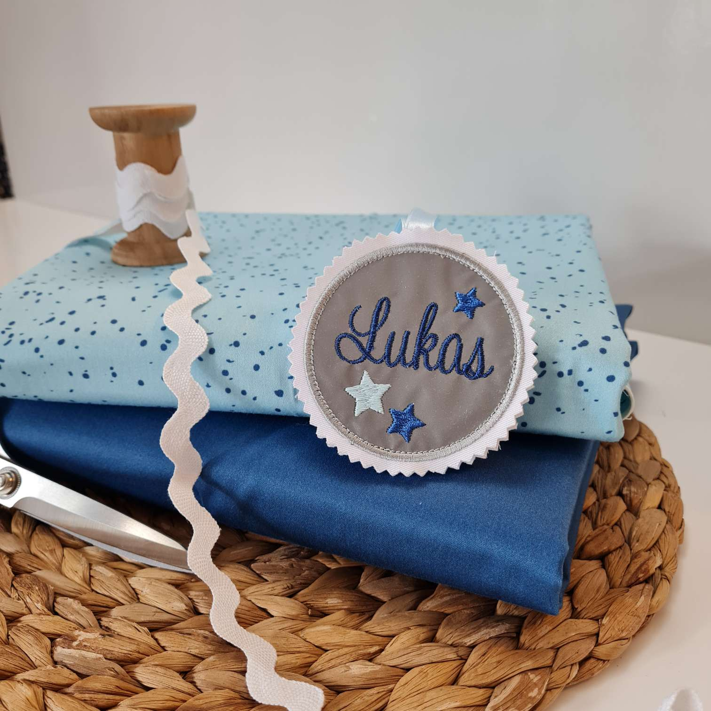 DiY Paket | Stoffpaket | "CLOUD Wild Horse" | Blautöne