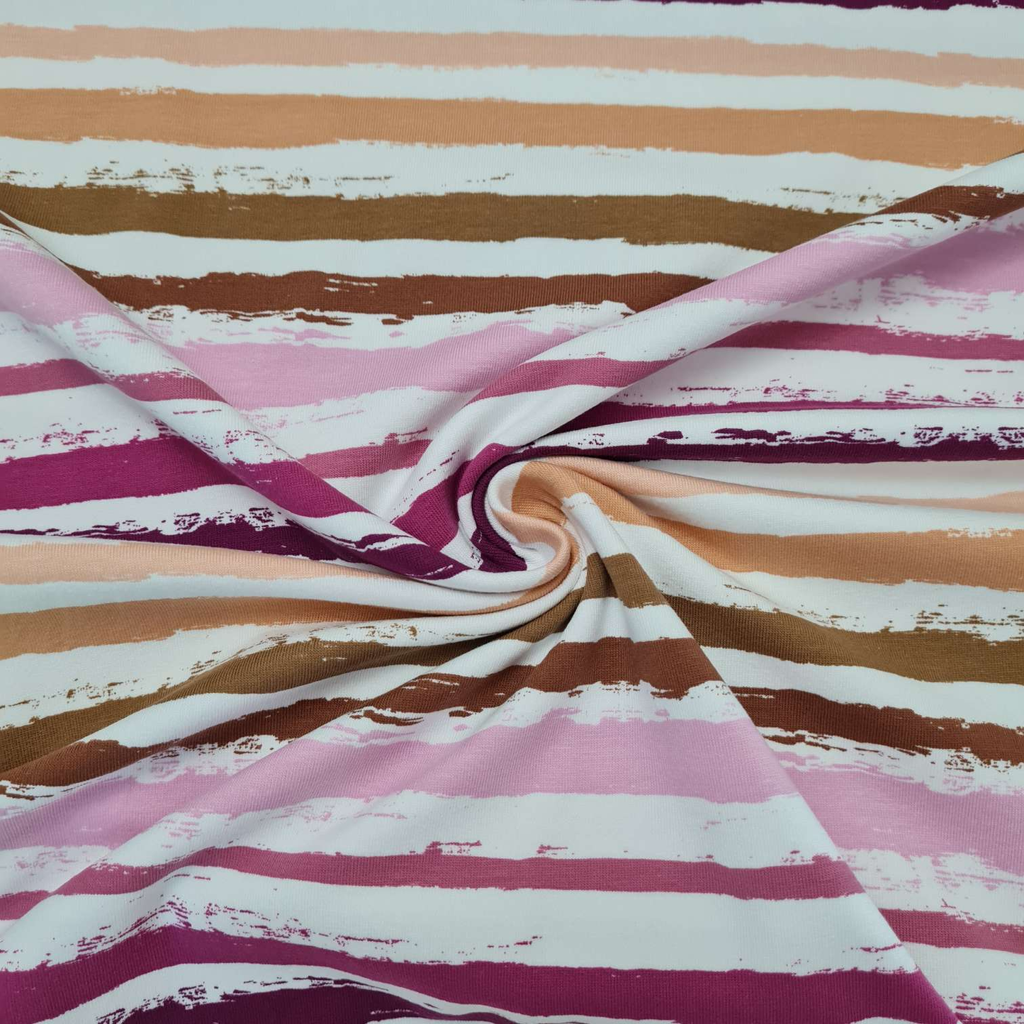 Baumwolljersey | Streifen | Lila