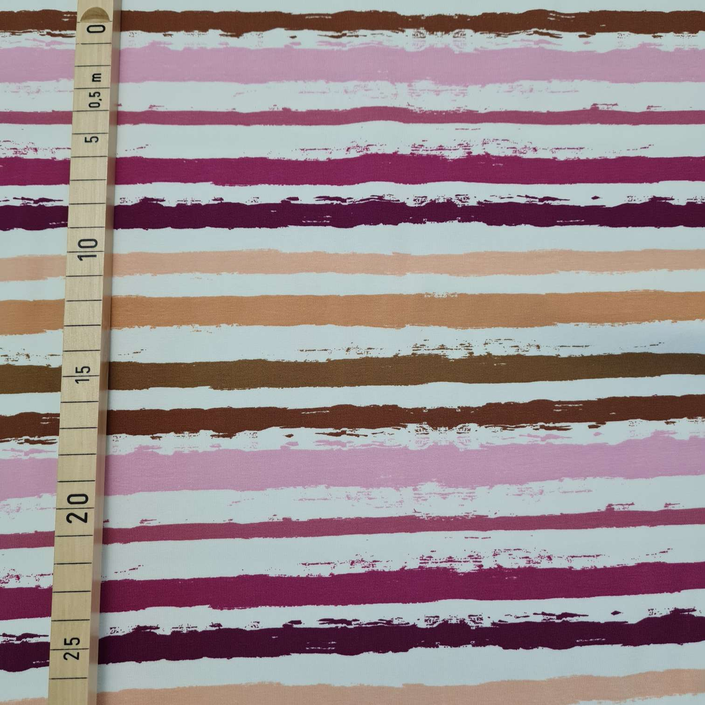 Baumwolljersey | Streifen | Lila