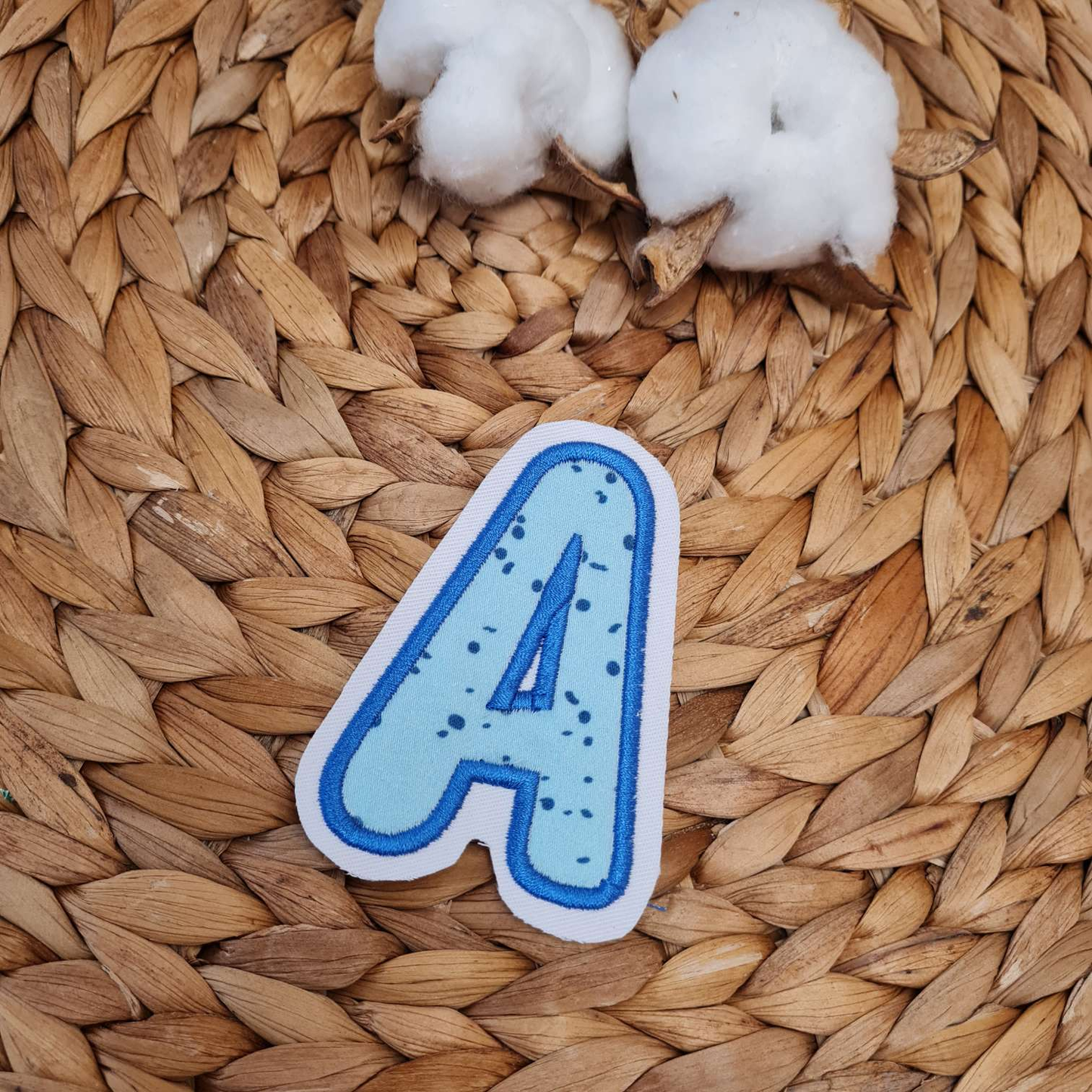 Applikation Aufnäher Patch | Buchstaben | Wunschname | Cloud Wild Horse