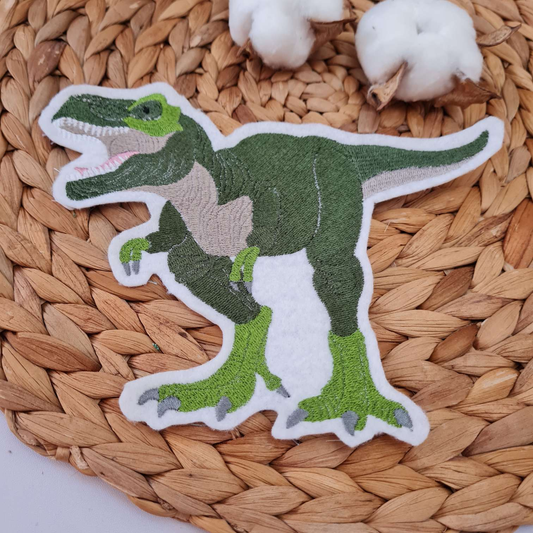 Aufnäher Flicken Applikation | Dinosaurier | T-Rex | 19 x 15 cm