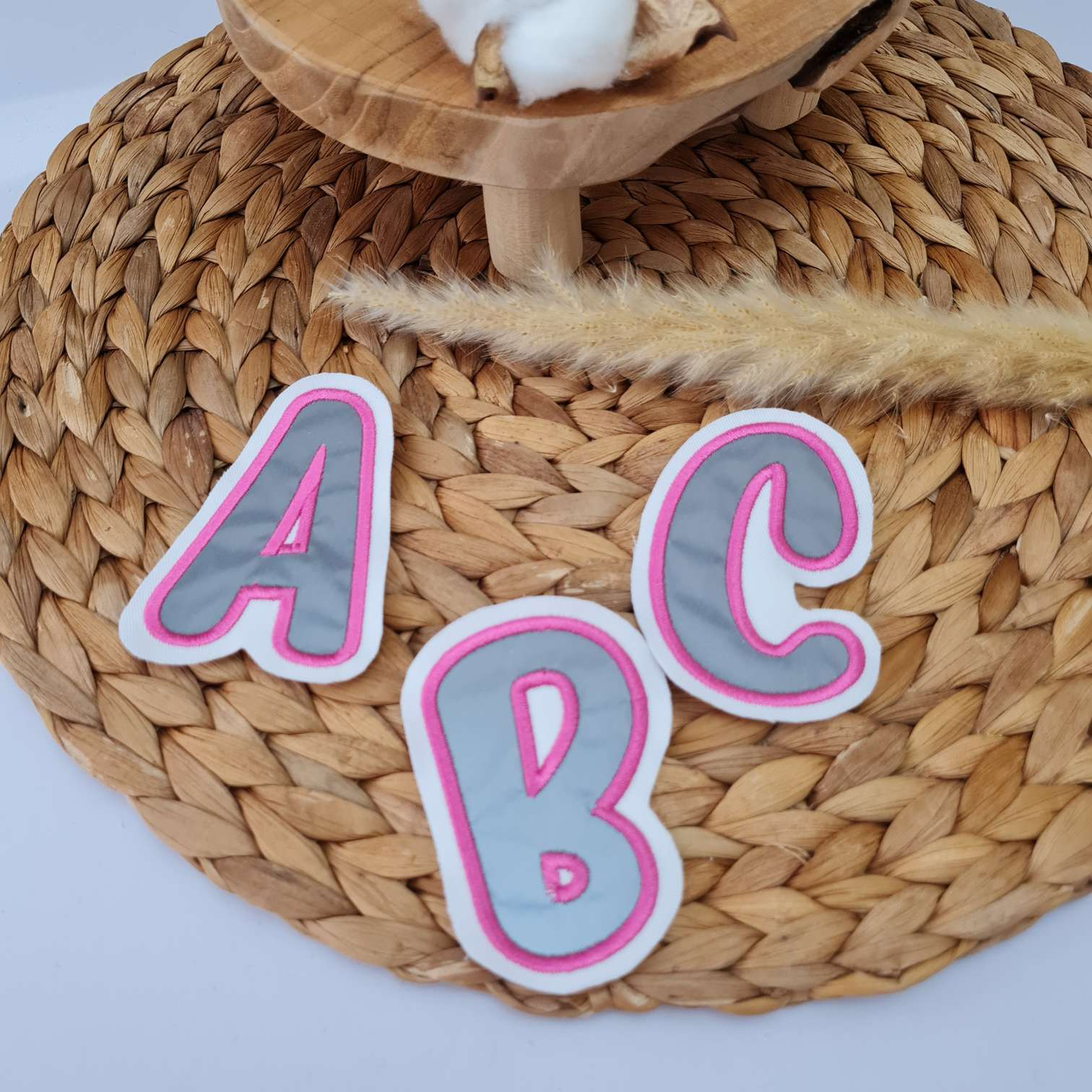 Applikation Aufnäher Patch | Buchstaben | Wunschname | Reflektierend