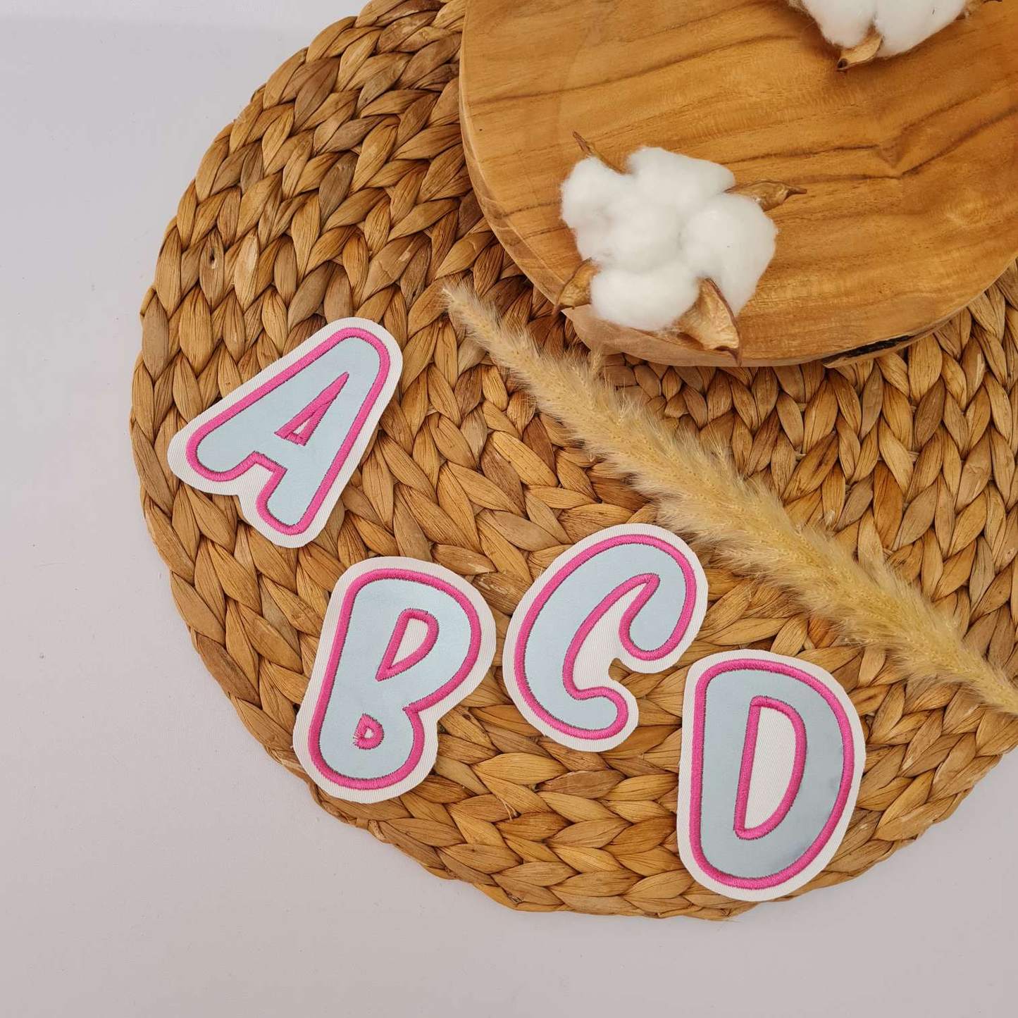 Applikation Aufnäher Patch | Buchstaben | Wunschname | Reflektierend