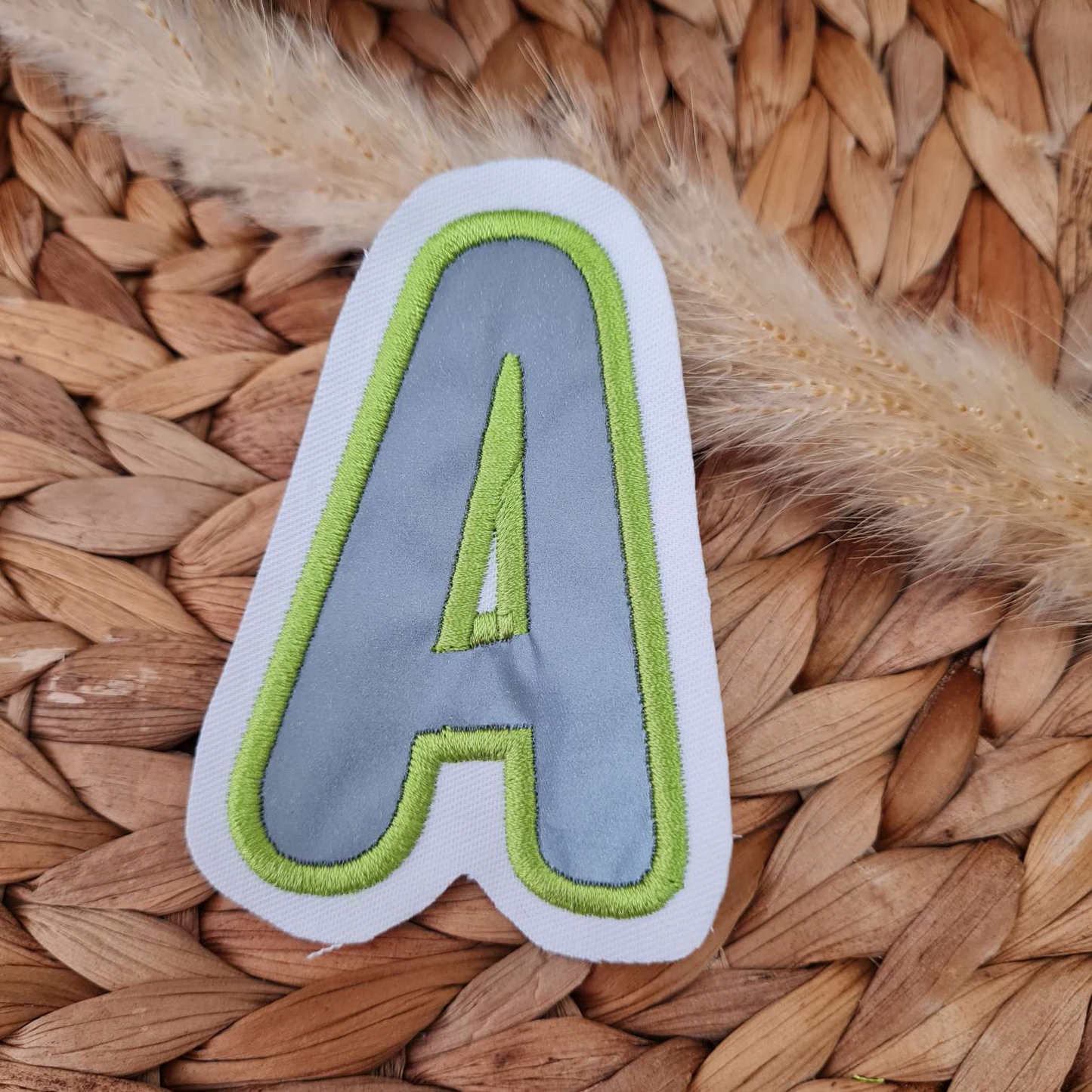 Applikation Aufnäher Patch | Buchstaben | Wunschname | Reflektierend