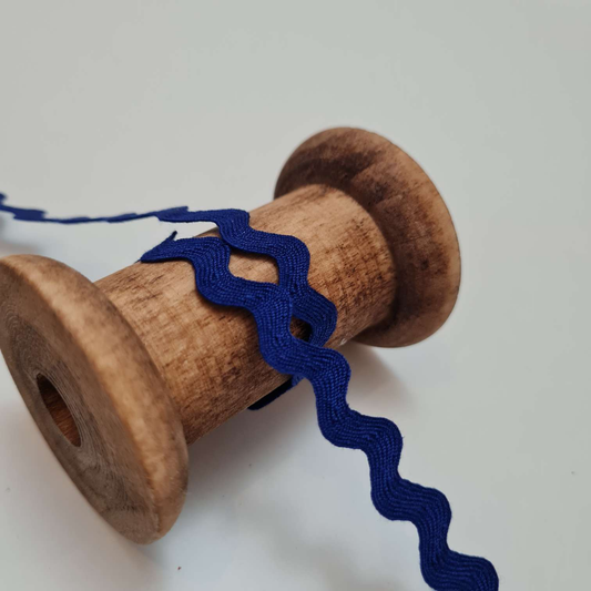 Zackenlitze | Marineblau | 6/12 mm | Meterware