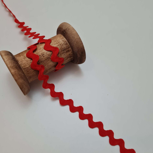 Zackenlitze | Rot | 6/12mm