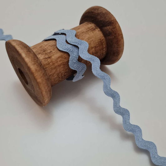 Zackenlitze | Hellblau | 6/12 mm