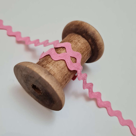 Zackenlitze | Rosa | 6/12mm | Meterware