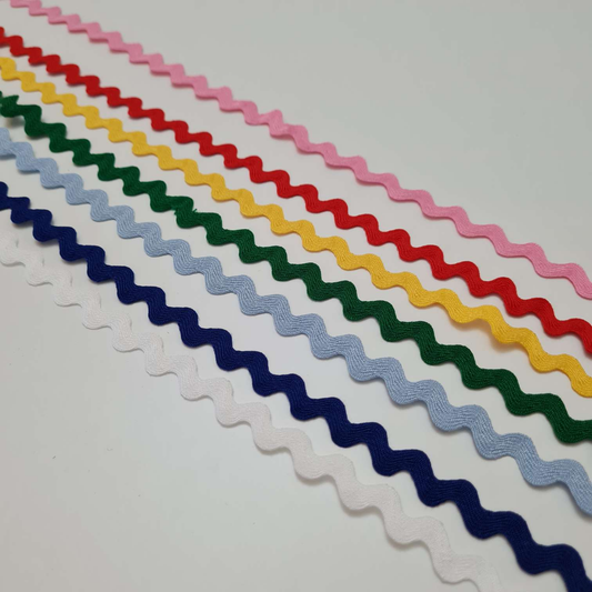 PAKET  Zackenlitze | 7 Farben  | 6/12mm