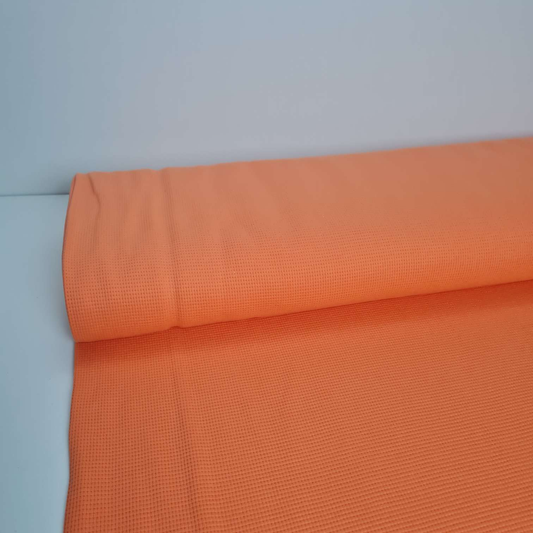 Waffel Jersey | Baumwolle | Lachs