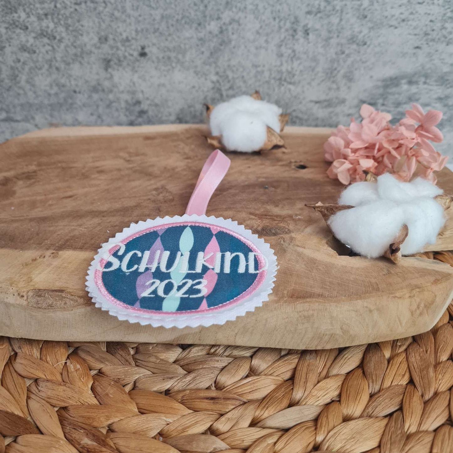 Applikation Aufnäher Button Klettie | Schulkind 2025 | Mermaid Bella