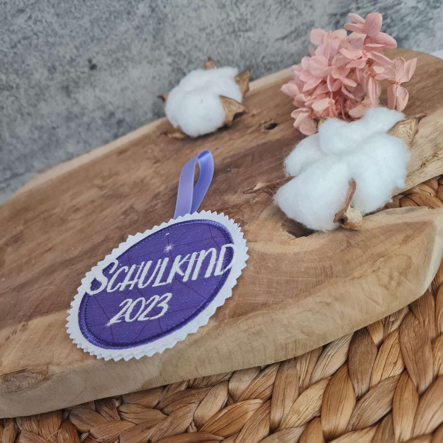 Applikation Aufnäher Button Klettie | Schulkind 2025 | Dreamy Pegasus