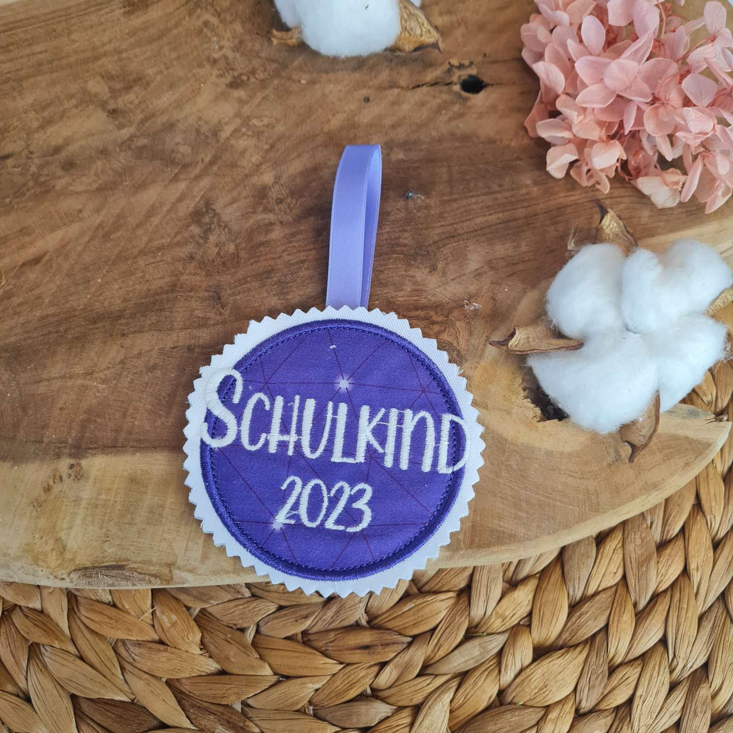 Applikation Aufnäher Button Klettie | Schulkind 2025 | Dreamy Pegasus