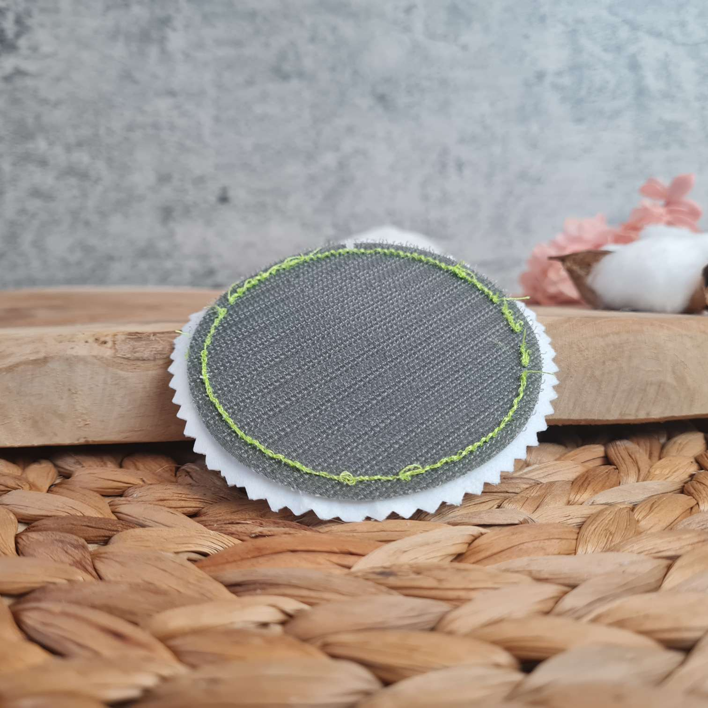 Applikation Aufnäher Button Klettie | Schulkind 2025 | Step by Step Power Robot | Rund