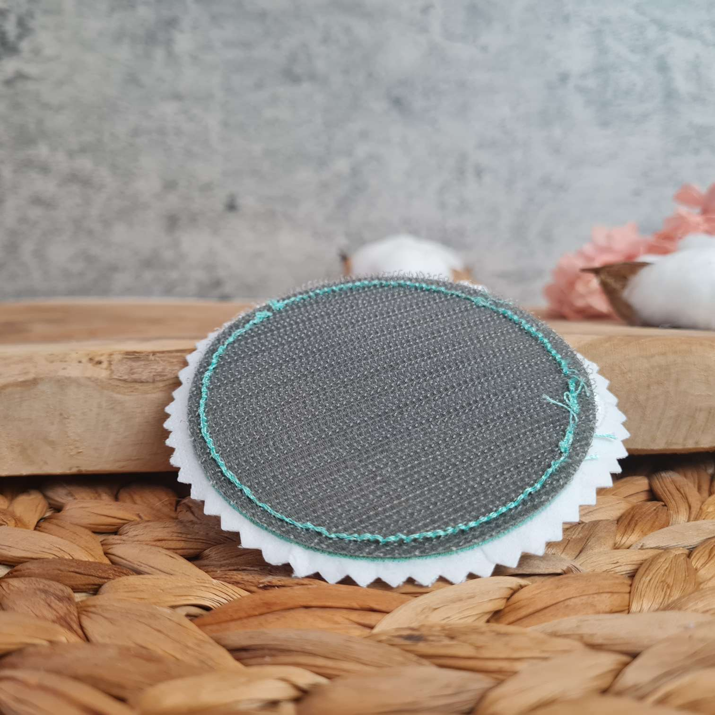 Applikation Aufnäher Button Klettie  | Schulkind 2025 | SchlittenzauBär | Rund