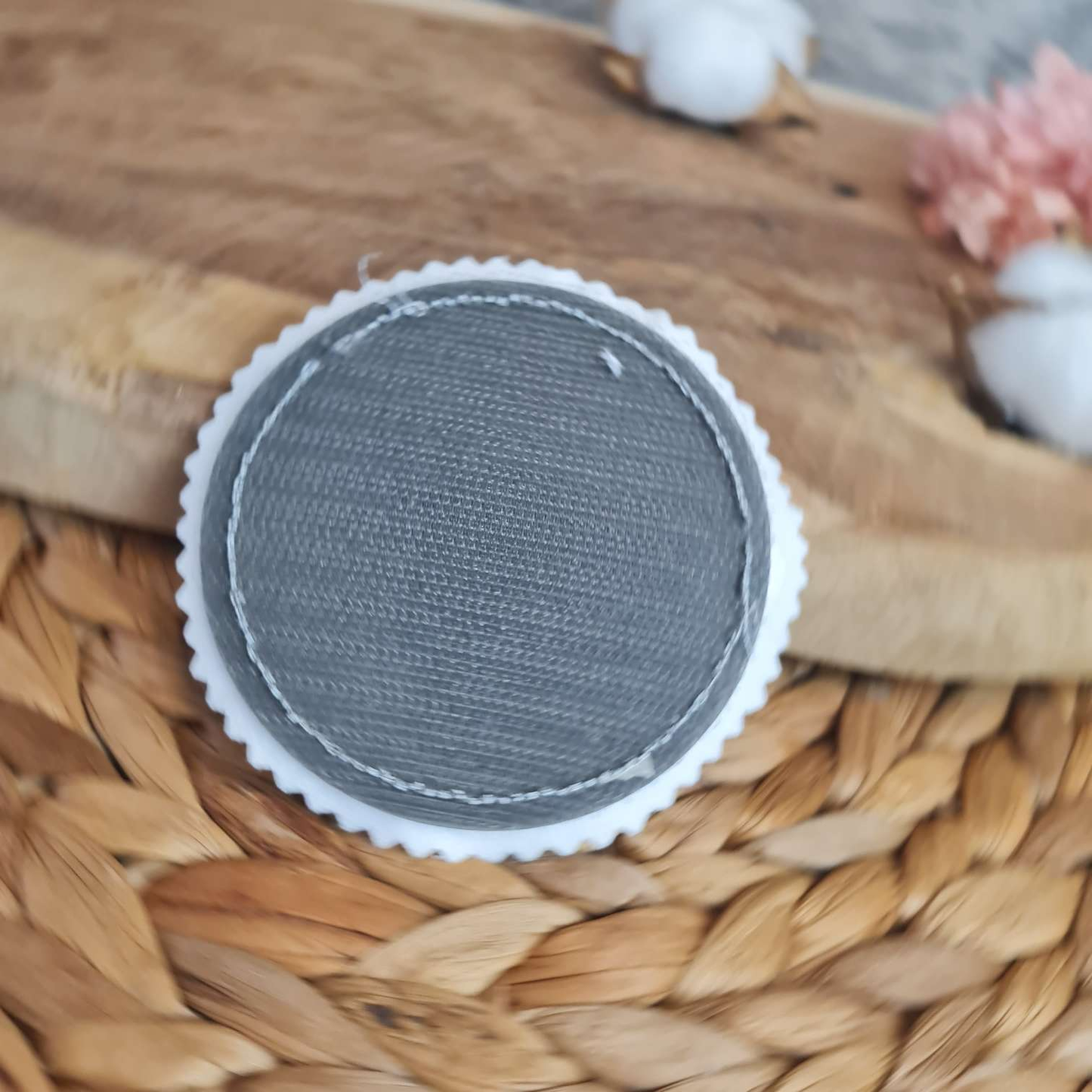 Applikation Aufnäher Button Klettie | Schulkind 2025 | PerlentauchBär | Rund