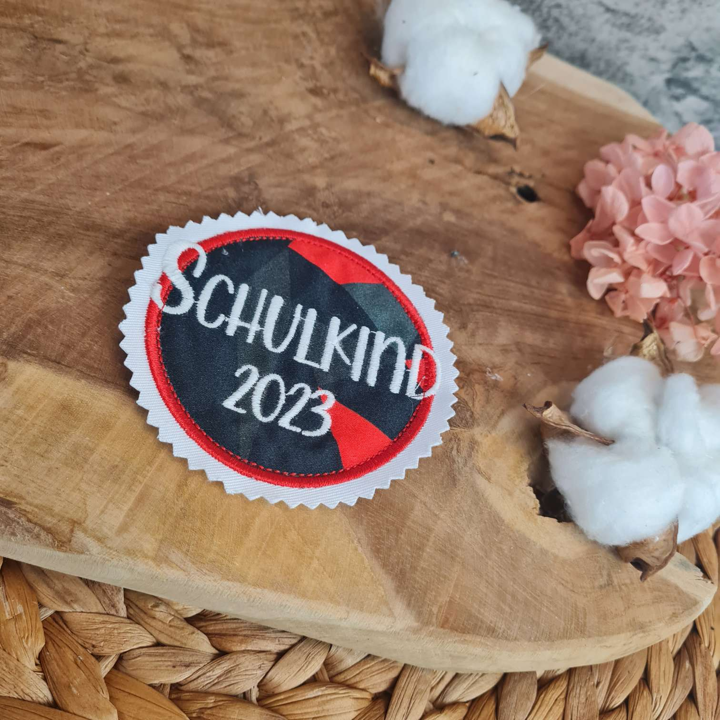 Applikation Aufnäher Button Klettie  | Schulkind 2025 | TaekBärdo