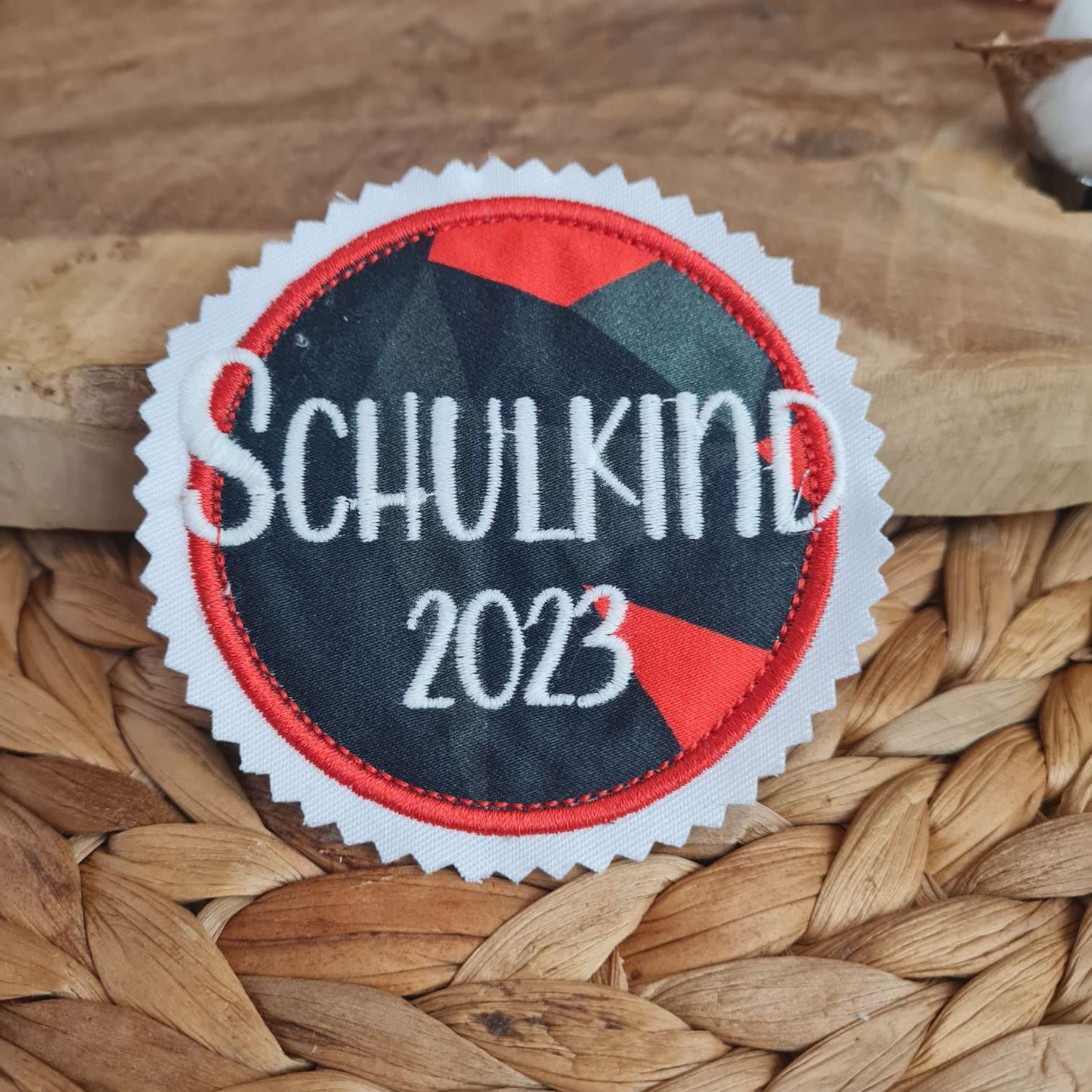 Applikation Aufnäher Button Klettie  | Schulkind 2025 | TaekBärdo