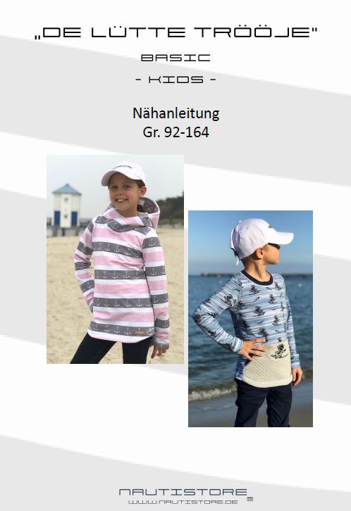 Schnittmuster | De Lütte Trööje - BasicShirt | Gr 92 - 164