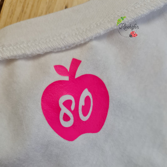 Größenlabel zum Aufbügeln Motiv *Apfel*