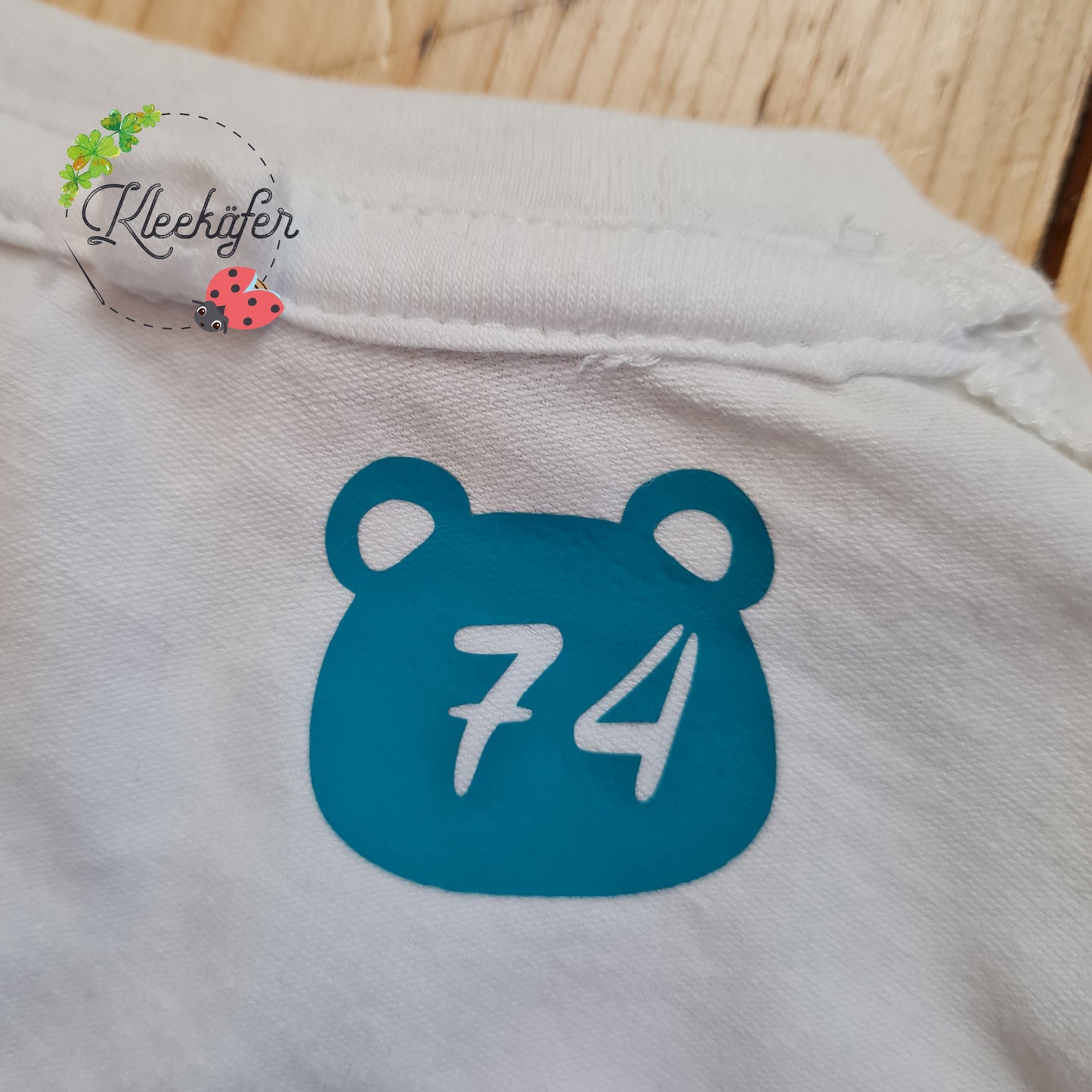 Größenlabel zum Aufbügeln Motiv *Bärchen*
