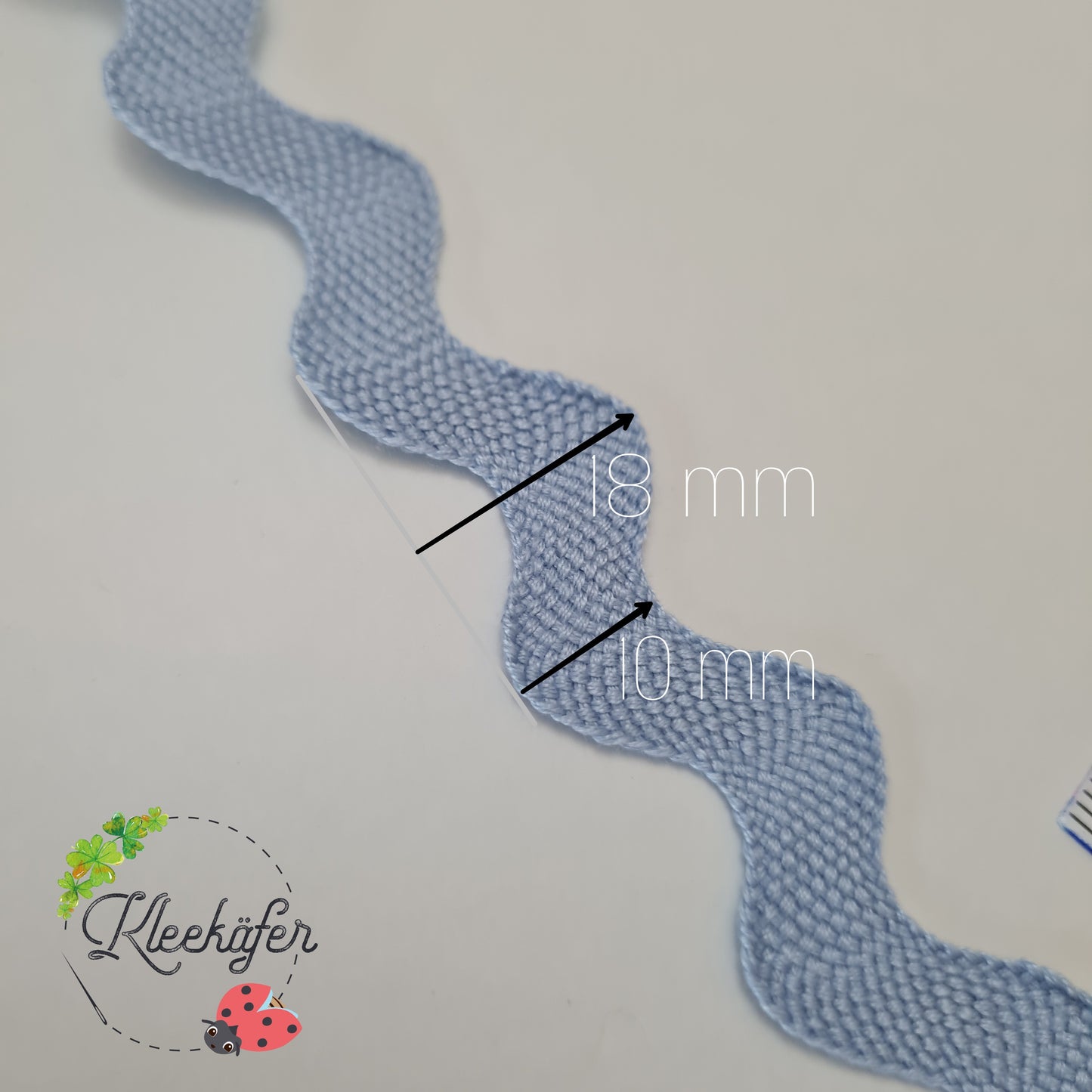 Bogenblitze | Extra Breit | Rot | 10/18mm | Meterware