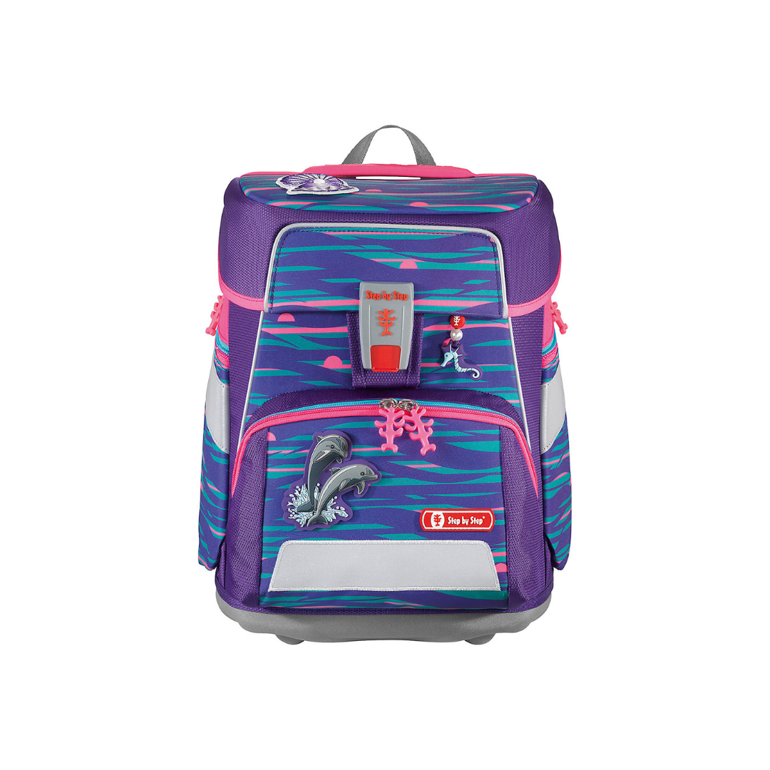 Applikation Aufnäher Button Klettie  | Schulkind 2025 | Shiny Dolphin | Rund