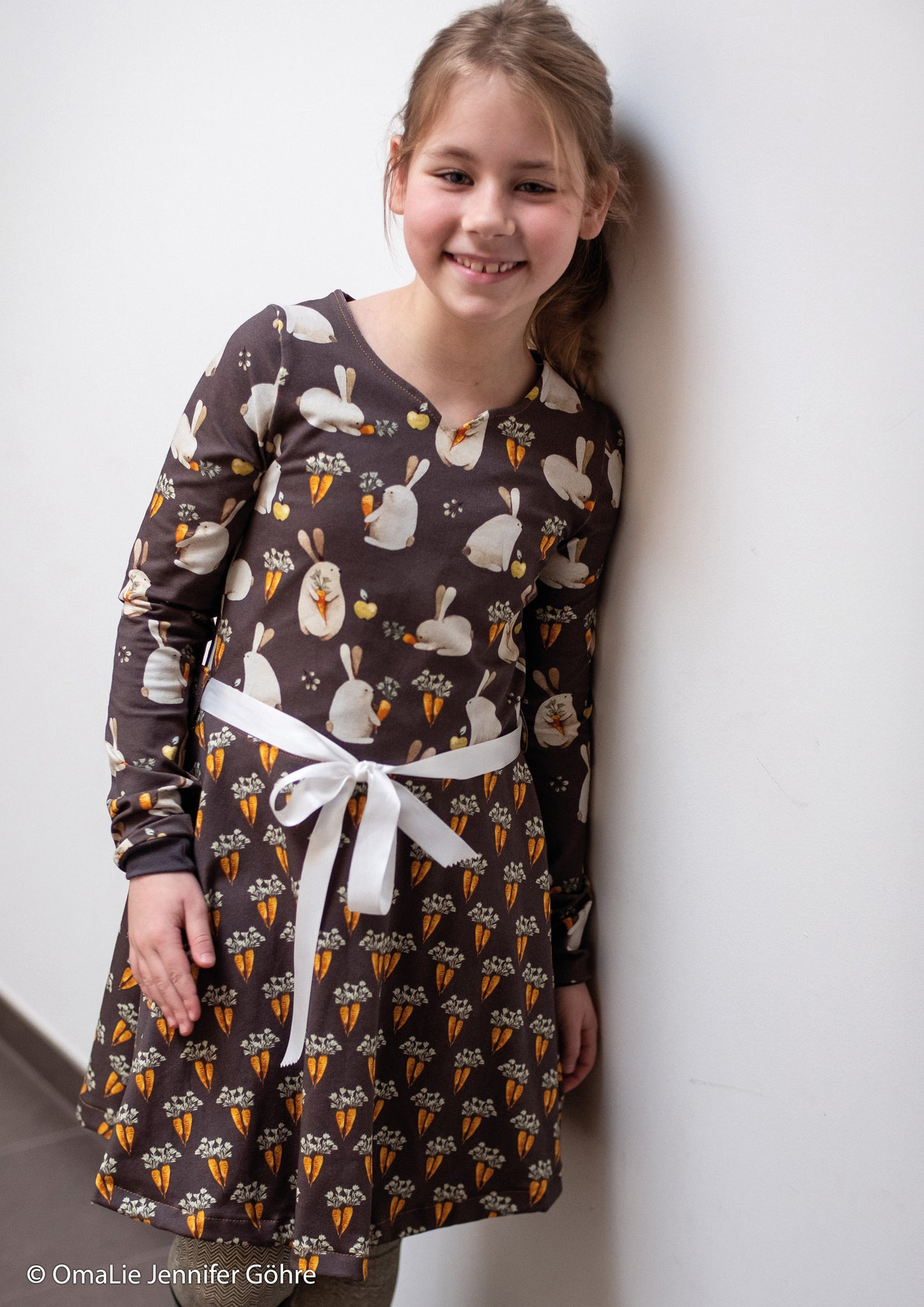 Baumwolljersey | Hasen | Braun