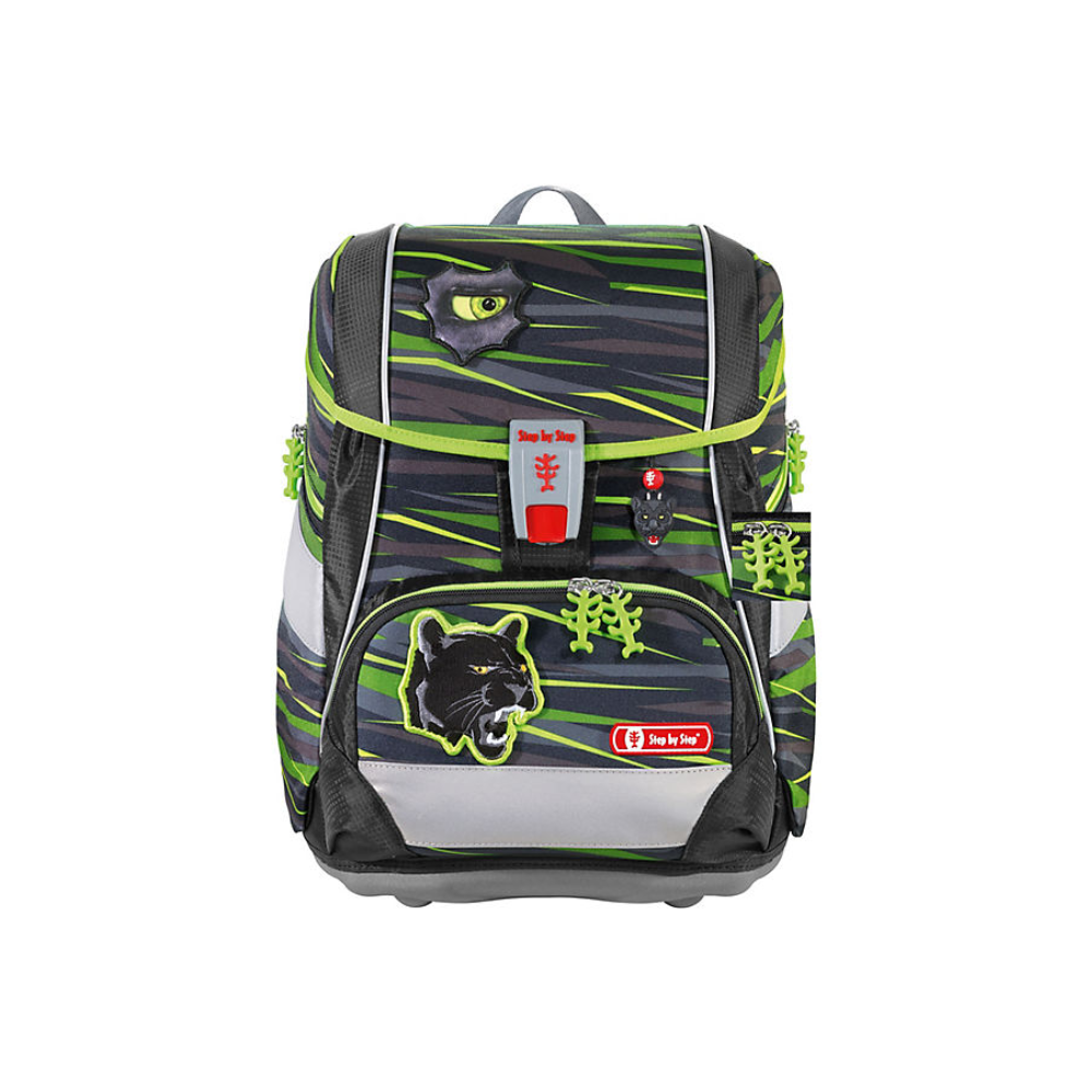 Applikation Aufnäher Button Klettie | Schulkind 2025 | Wild Cat | Step by Step