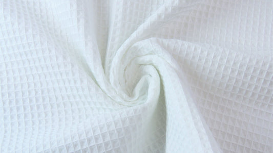 Waffelpique *Weiß* - Kleekäfer´s Fadenstübchen