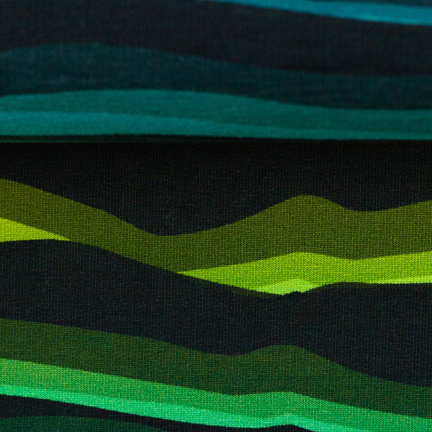 Sweat | Wavy Stripes | Blau Grün | Lycklig Design