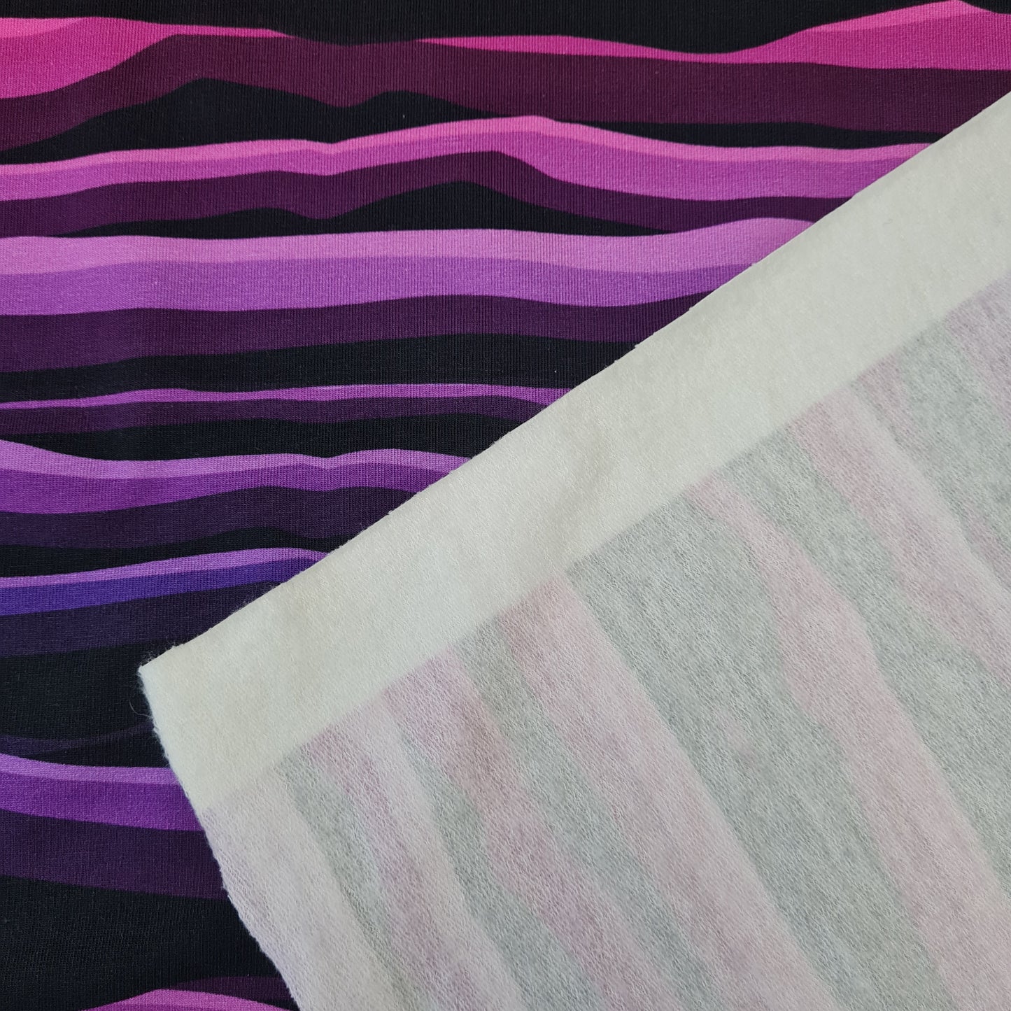 Sweat | Wavy Stripes | Lila Rosa | Lycklig Design