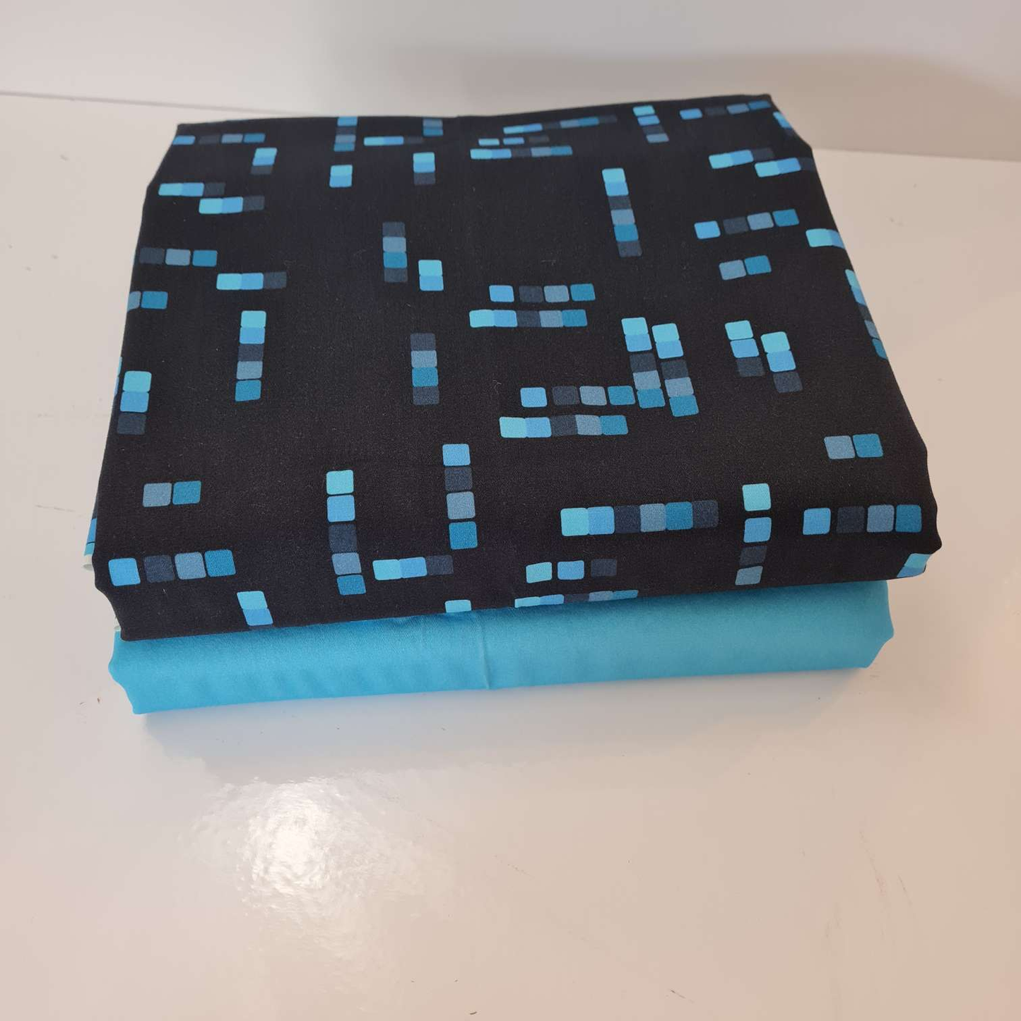 Baumwollstoff | Meterware | "TiefseetauchBär" | Blau