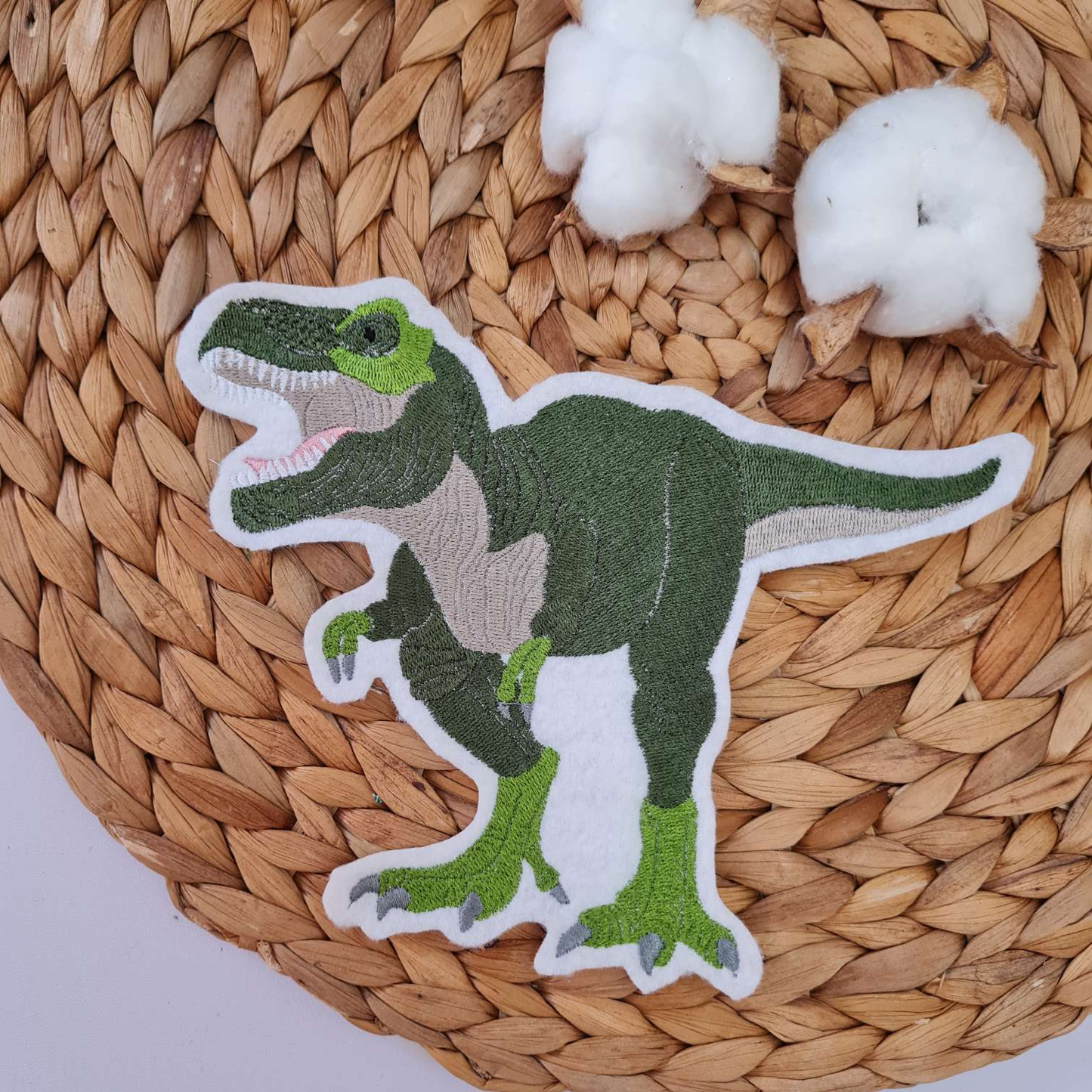 Aufnäher Flicken Applikation | Dinosaurier | T-Rex | 19 x 15 cm